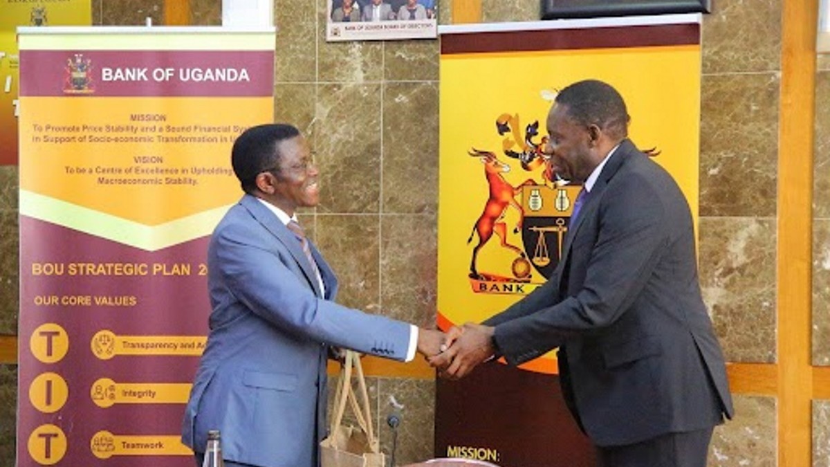 Katikkiro akyaliddekko Banka enkulu eya Uganda